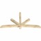 Ekena Millwork Alberta Rough Sawn Timber Gable Bracket, Douglas Fir, 84"W x 45"H x 4"D x 4"F, 13/12 Pitch GBW084X45X0404ALB00RDF - alternate 3